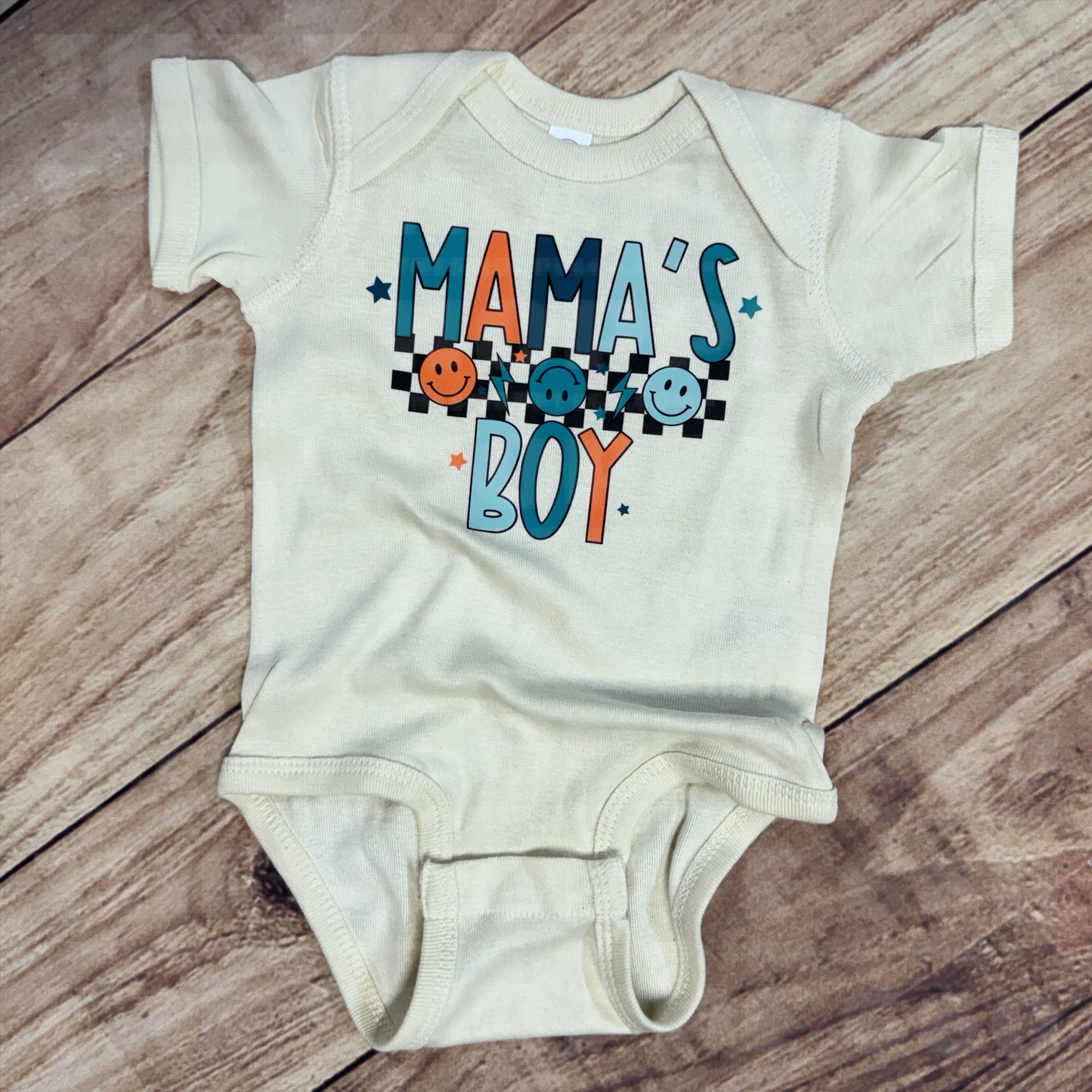 MAMA’S BOY {BLUES + ORANGE}