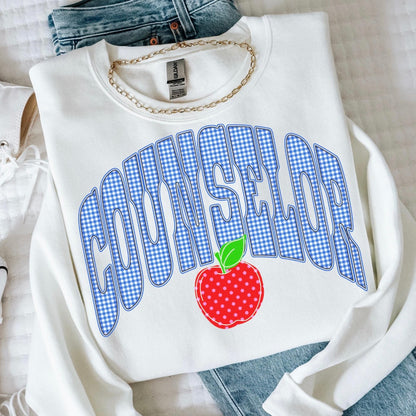 BLUE GINGHAM SCHOOL STAFF (BACK TO SCHOOL SHOPPE DROP)
