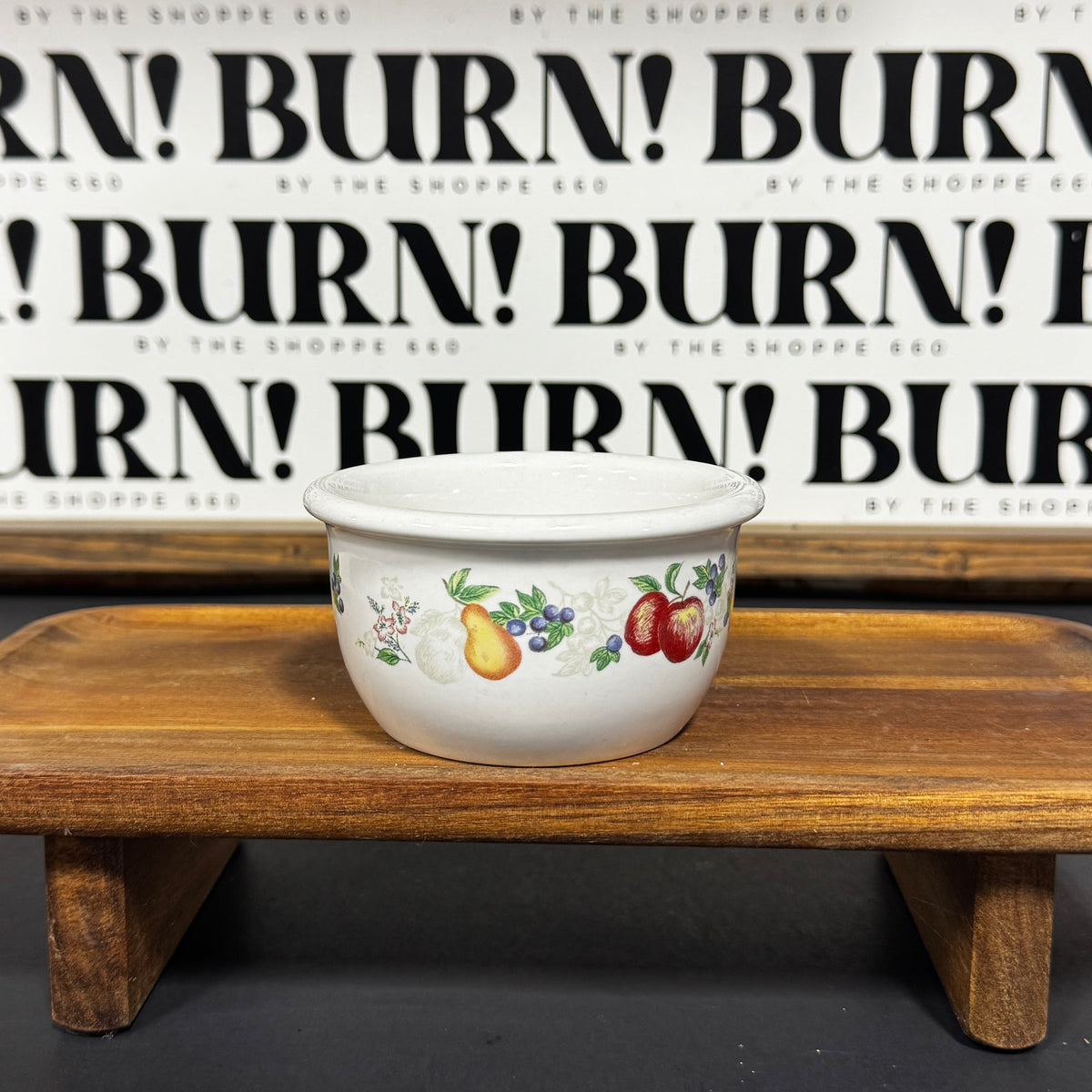 SMALL FRUIT BOWL {THRIFTY FLAMES}
