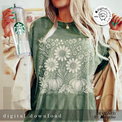 FLOWERS + PUMPKINS (SHOPPE SAMPLE)