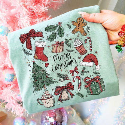 RETRO MERRY CHRISTMAS (SHOPPE SAMPLE)