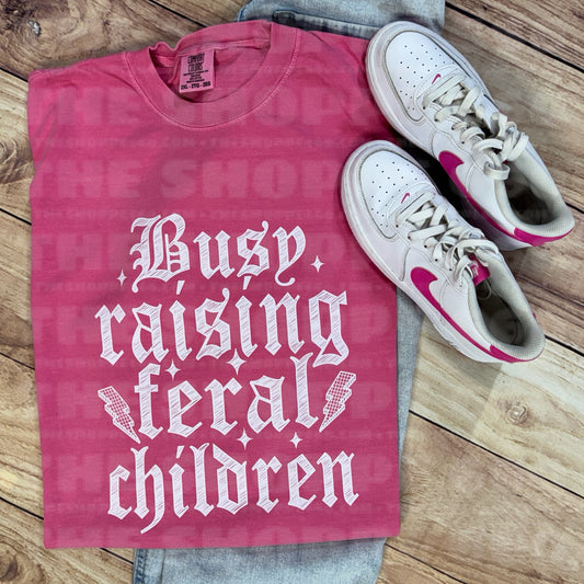 BUSY RAISING FERAL CHILDREN