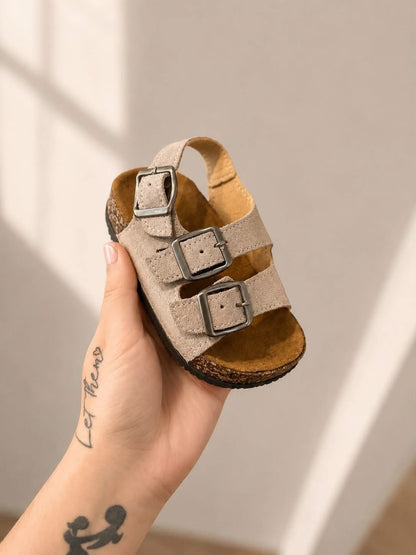 DOUBLE BUCKLE KIDS SANDALS (PREORDER 6/27)