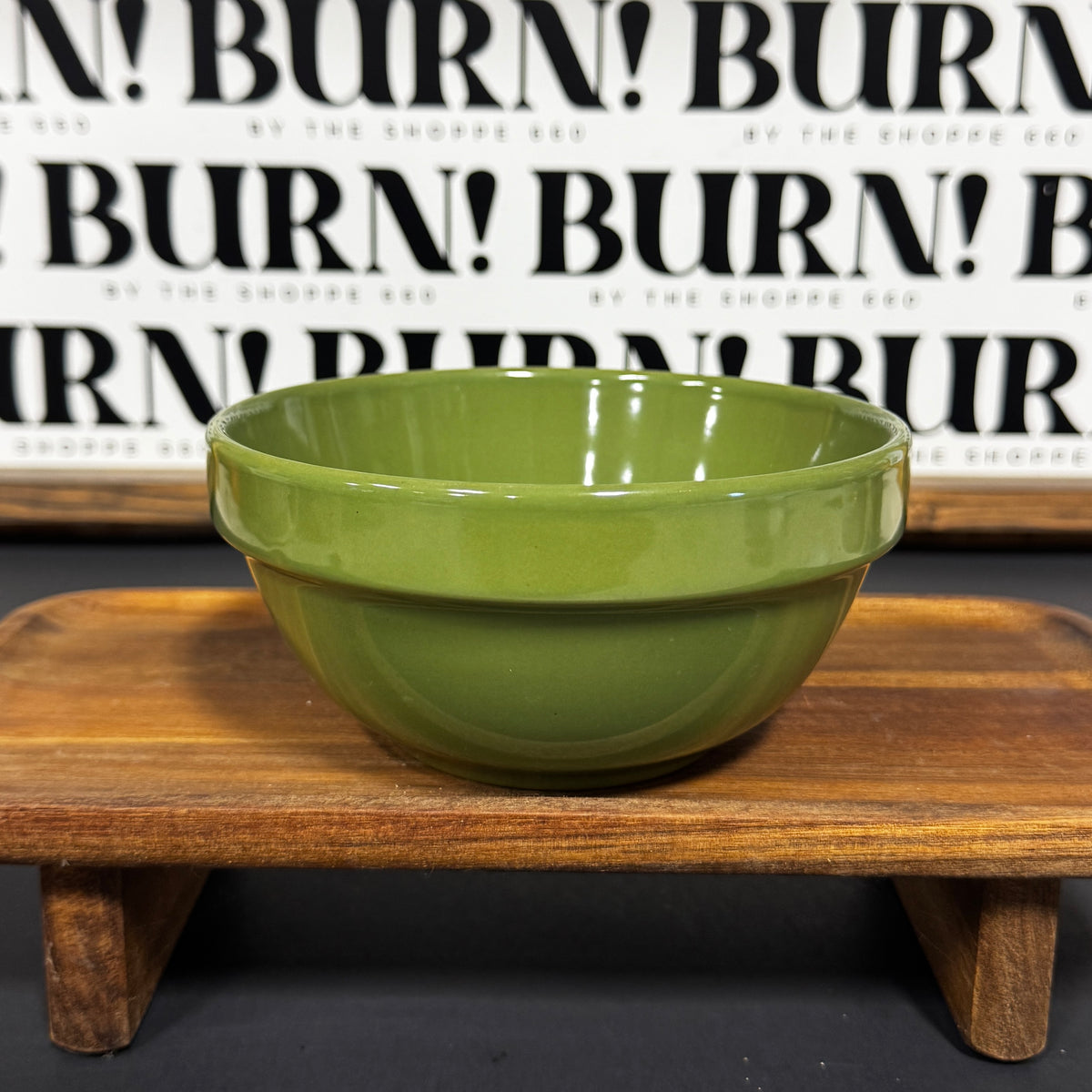 BIG OLIVE BOWL {THRIFTY FLAMES}