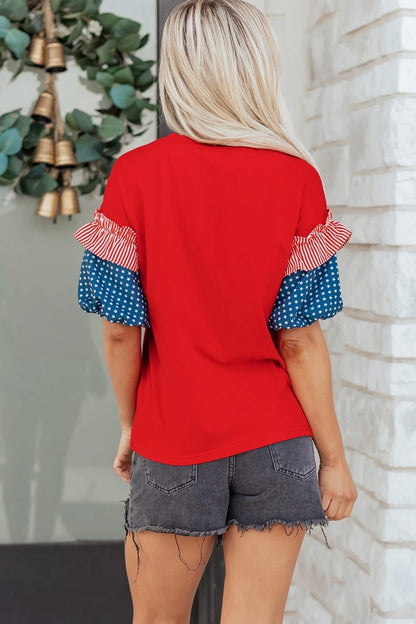 STAR, STRIPES, & RUFFLES TOPS (PREORDER 5/2)