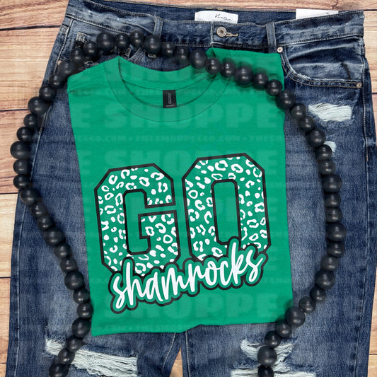 LEOPARD GO SHAMROCKS