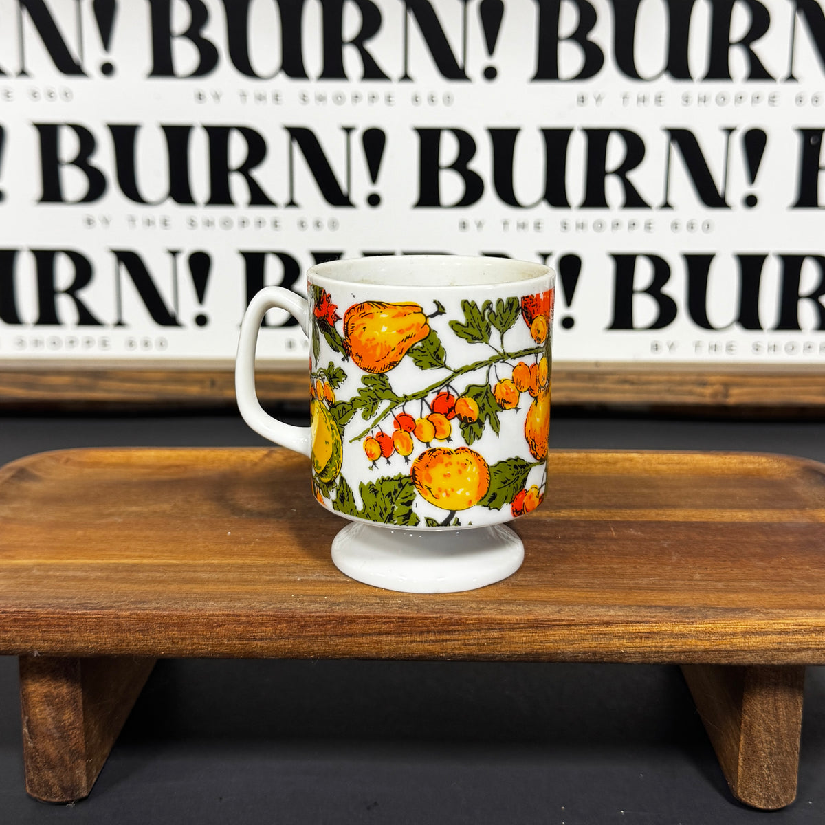 PEAR MUG {THRIFTY FLAMES}