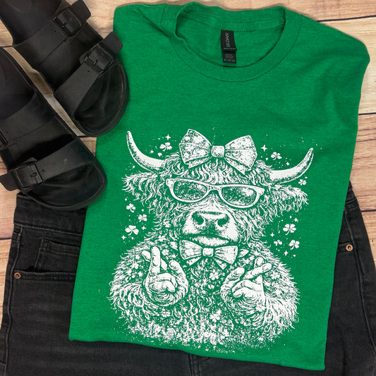 ST. PATTY’S HIGHLAND COW