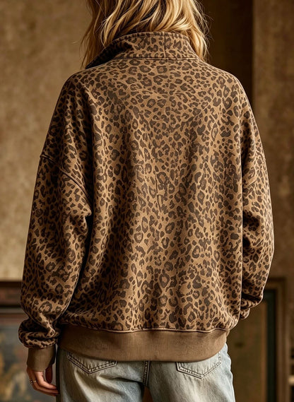 THE LEOPARD ROSETTE TOP (PREORDER 8/15)