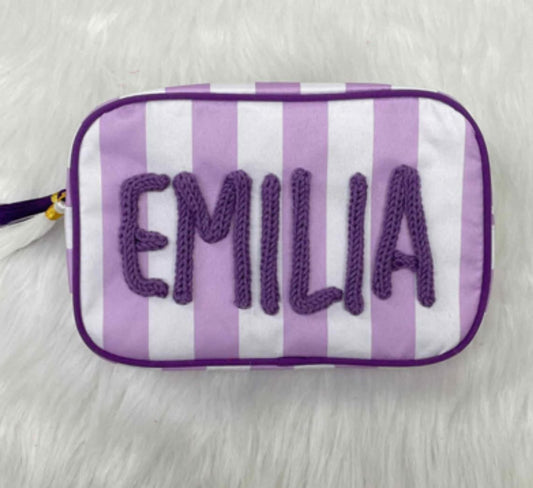 ROPE EMBROIDERED COSMETIC BAGS (PREORDER 1/31)