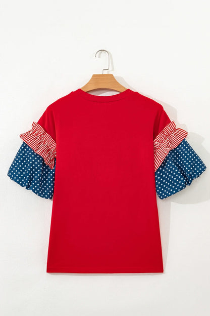 STAR, STRIPES, & RUFFLES TOPS (PREORDER 5/2)