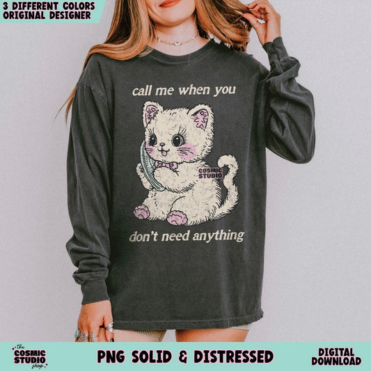 CALL ME WHEN YOU DON’T NEED ANYTHING (SHOPPE SCORE)