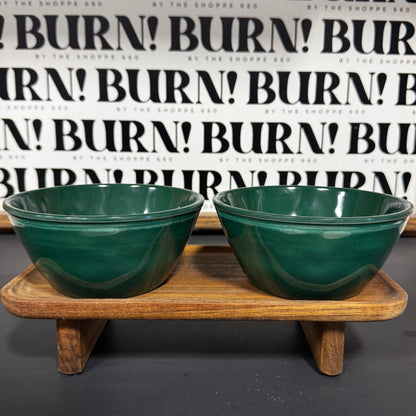 BIG GREEN BOWLS {THRIFTY FLAMES}