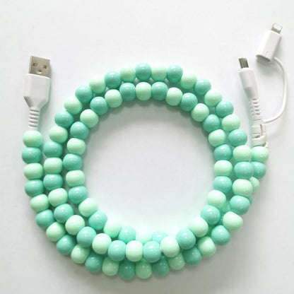 BEADED PHONE CHARGERS (PREORDER 7/4)