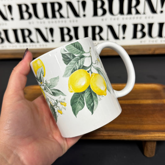 LEMON MUG {THRIFTY FLAMES}