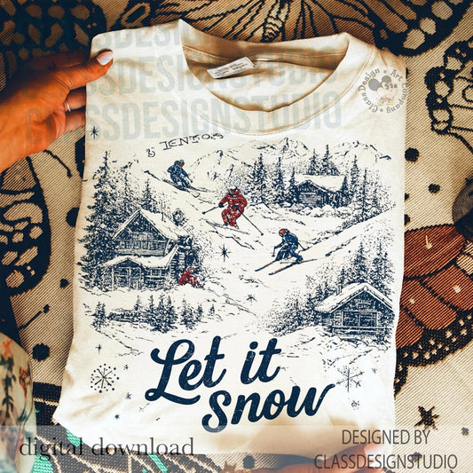 LET IT SNOW SCENE (SHOPPE SAMPLE)