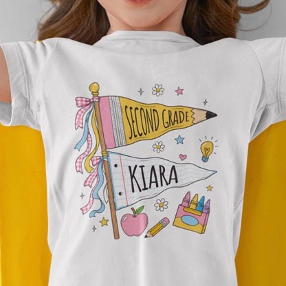 CUSTOM FLAGS NAMES + GRADES (BACK TO SCHOOL SHOPPE DROP)