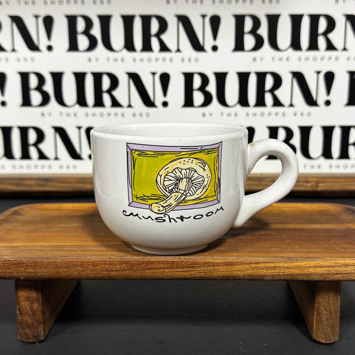 MUSHROOM MUG {THRIFTY FLAMES}