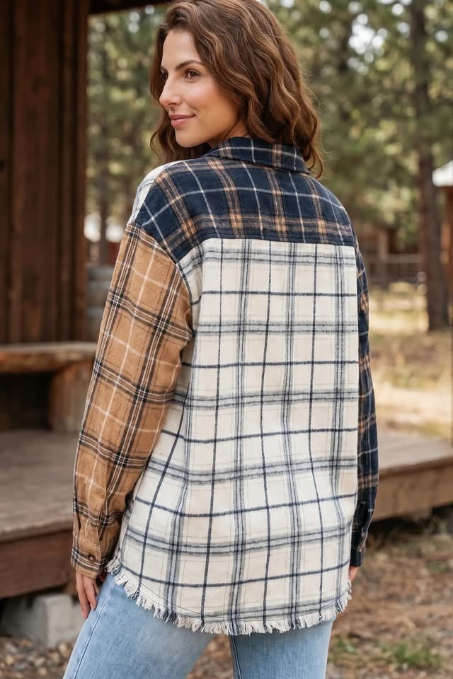 THE HAISLEY PLAID TOP (PREORDER 8/8)