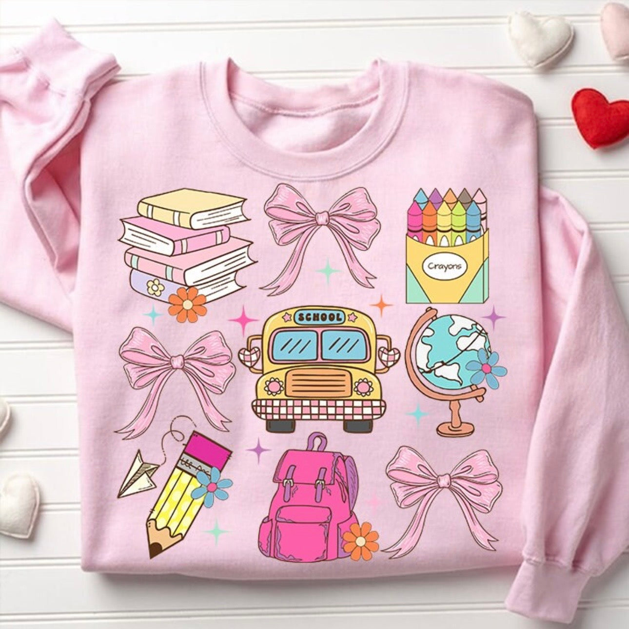 GIRLY SCHOOL COLLAGE (BACK TO SCHOOL SHOPPE DROP)