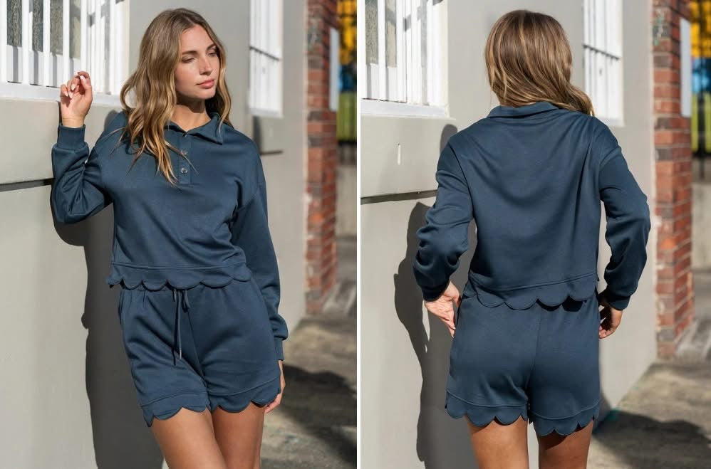 THE SCALLOPED HEM SET (PREORDER 9/12)