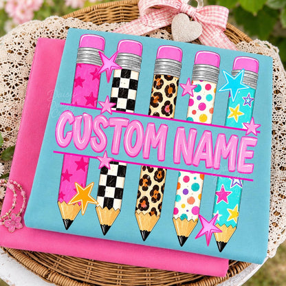 CUSTOM FUNKY PENCILS (BACK TO SCHOOL SHOPPE DROP)