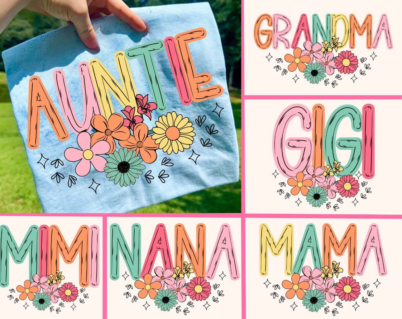 MAMA, MIMI, NANA, GIGI, AUNTIE, OR GRANDMA (SHOPPE SCORE)