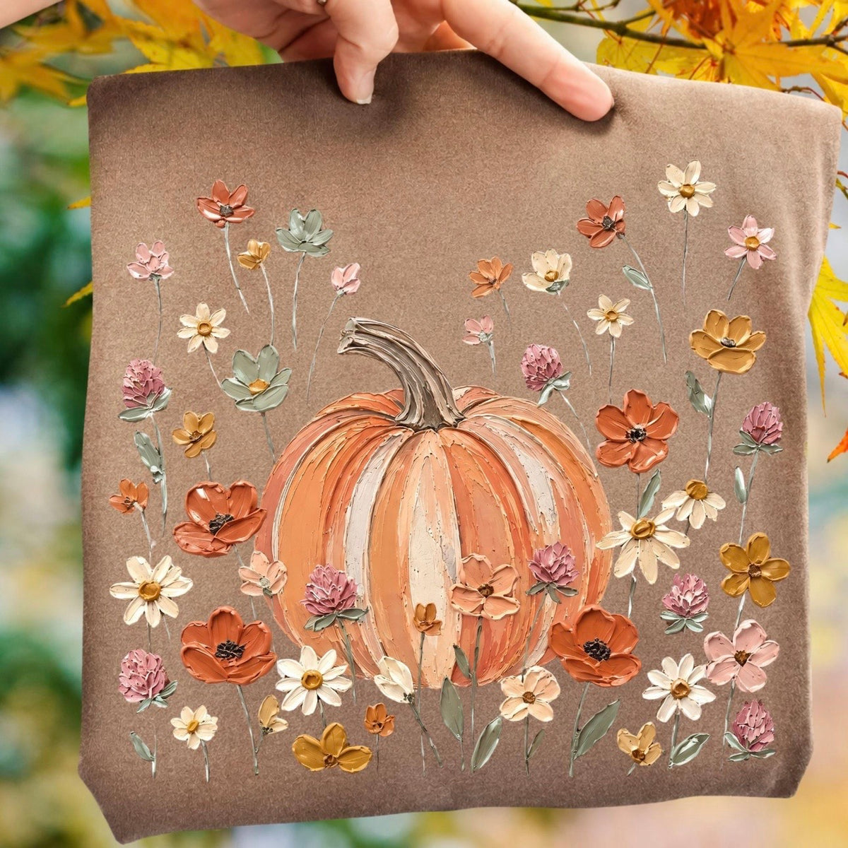 PAINTED PUMPKINS + FLOWERS (SHOPPE DROP)