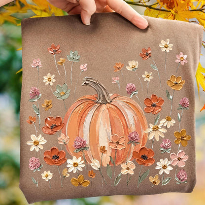 PAINTED PUMPKINS + FLOWERS (SHOPPE DROP)