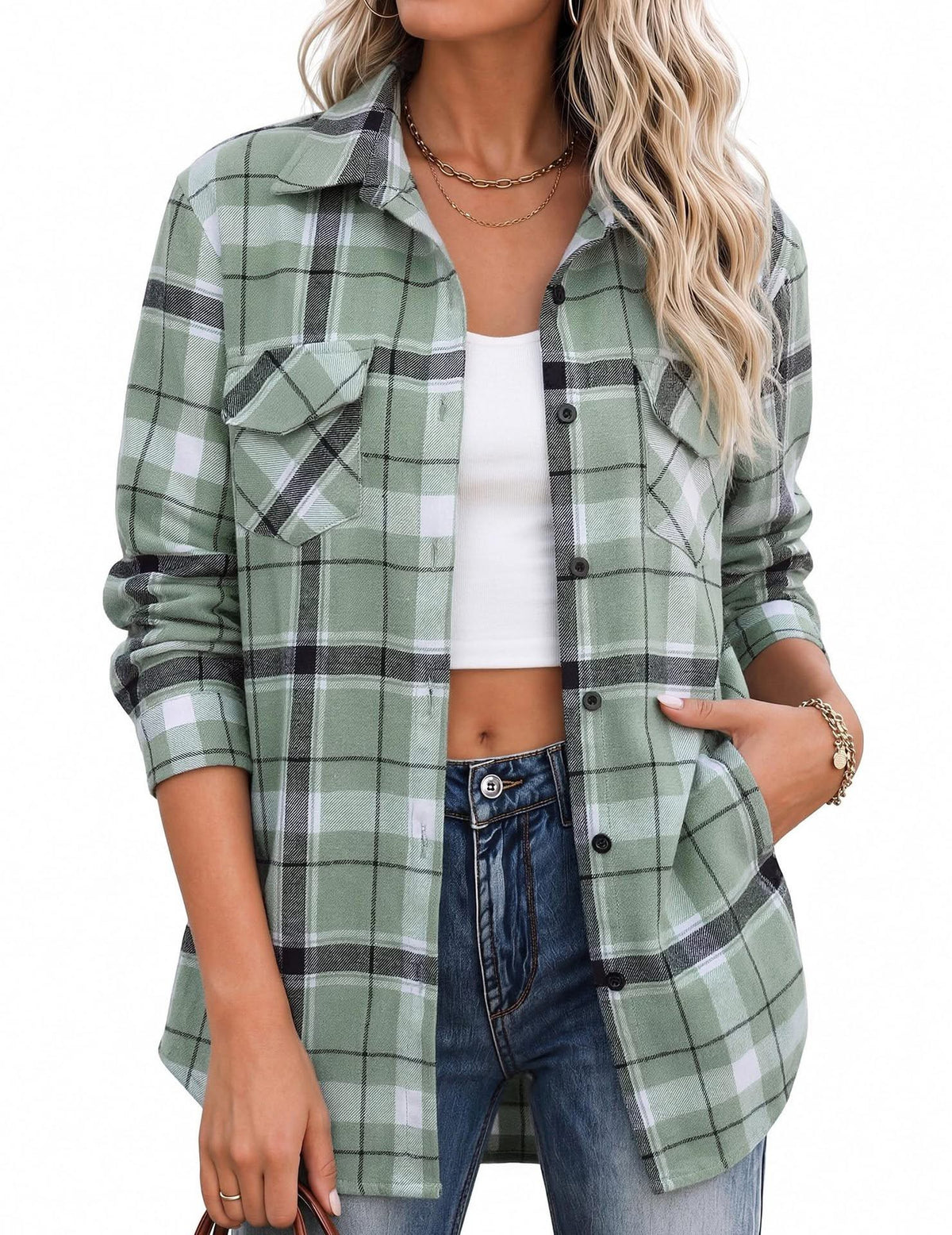 THE BRIELLE PLAID SHACKET (PREORDER 9/26)