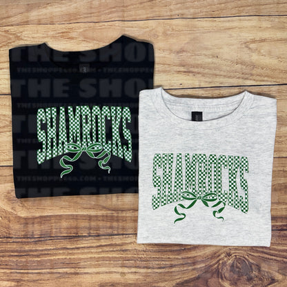 CHECKERED SHAMROCKS W/ BOW