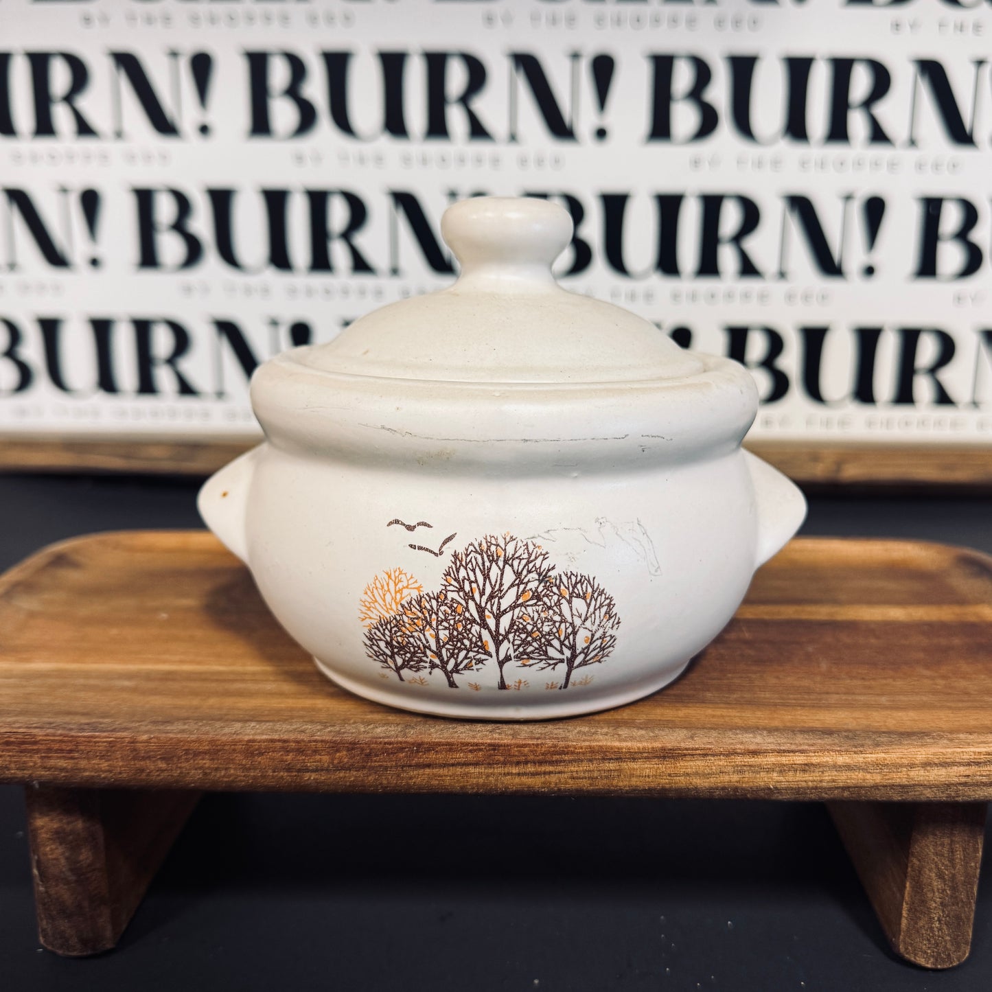 TREES ‘N BIRDS {THRIFTY FLAMES}