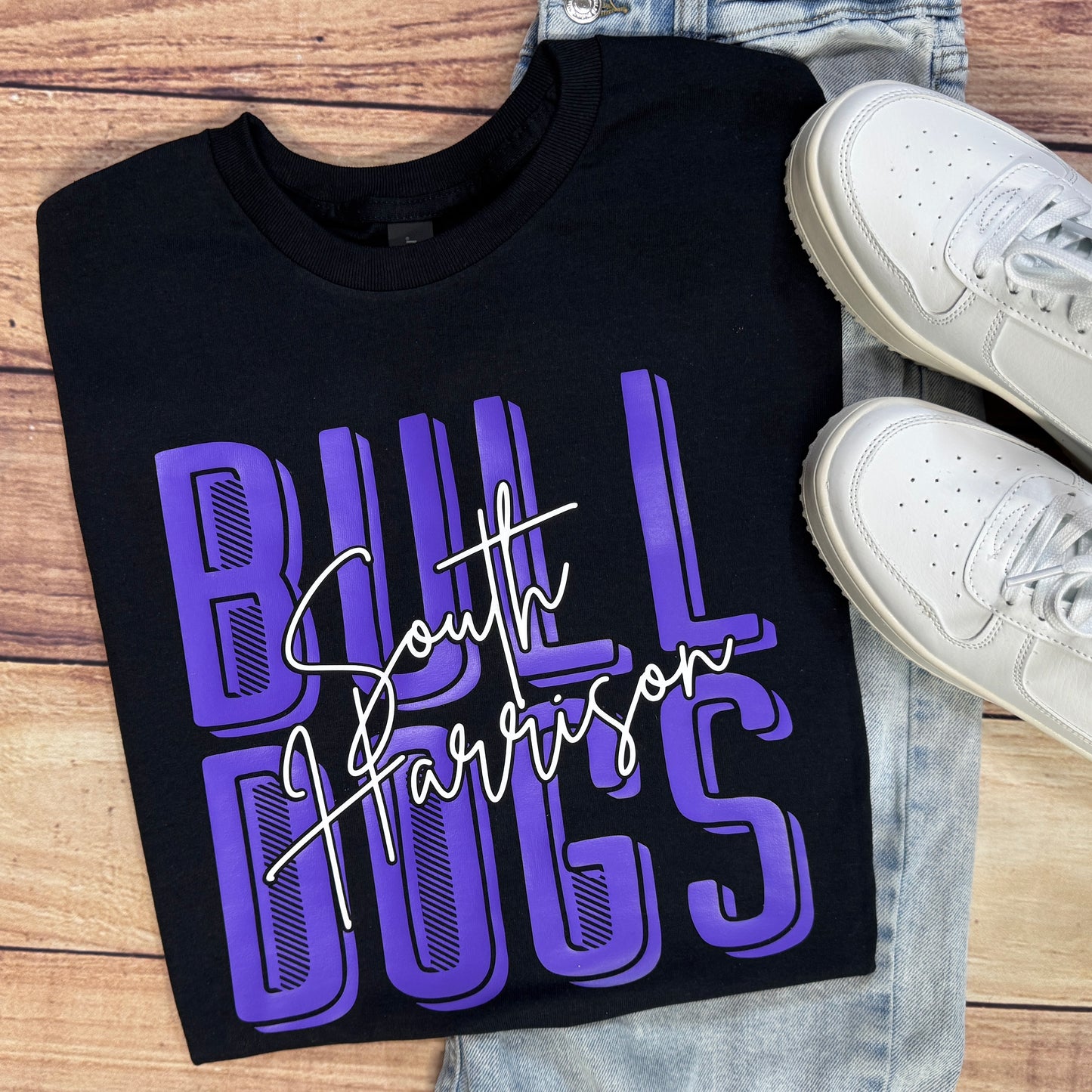 SOUTH HARRISON BULLDOGS {STACKED}