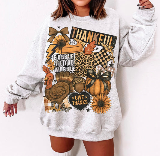 GRUNGE THANKSGIVING COLLAGE (SHOPPE SAMPLE)