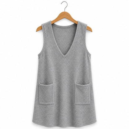 THE SWEATER KNIT PINAFORE DRESS (PREORDER 9/12)