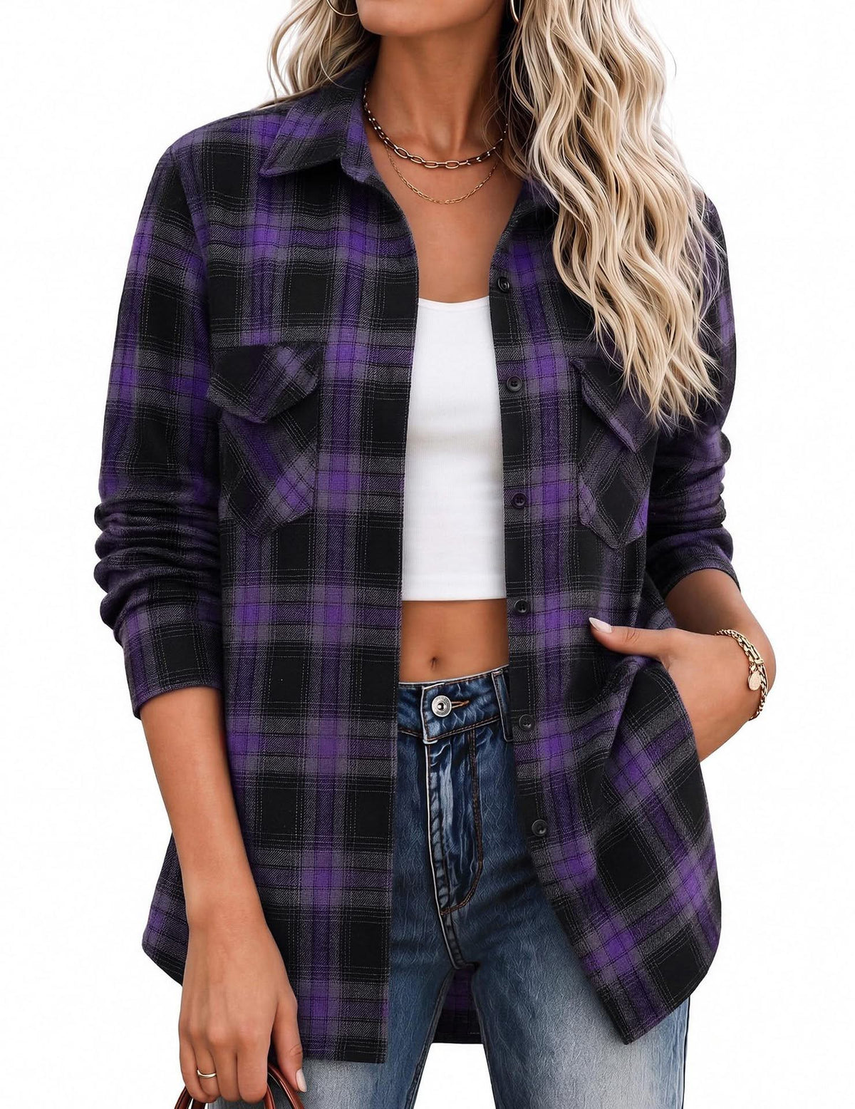 THE BRIELLE PLAID SHACKET (PREORDER 9/26)