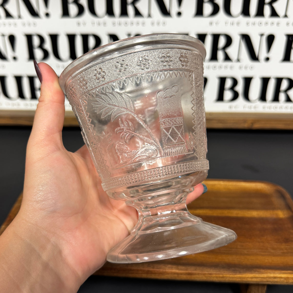 EGYPTIAN CLEAR GLASS {THRIFTY FLAMES}