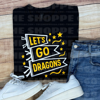 LET’S GO DRAGONS PENNANTS