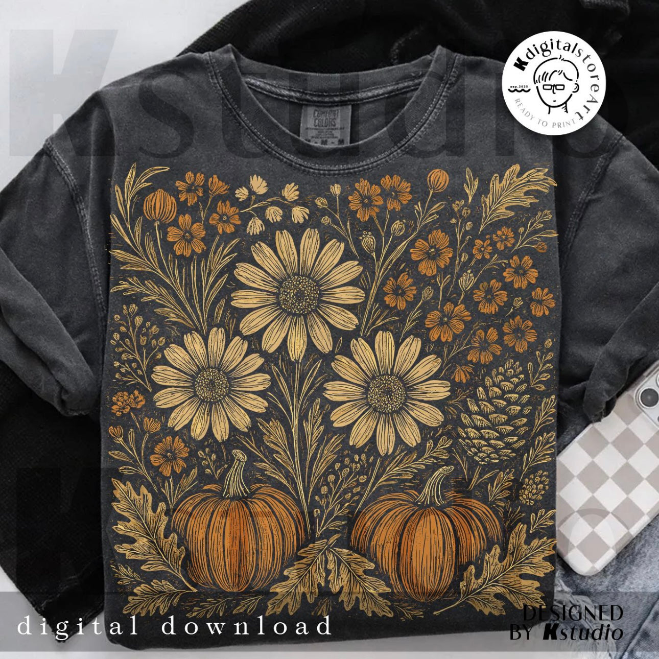 FLOWERS + PUMPKINS (SHOPPE SAMPLE)