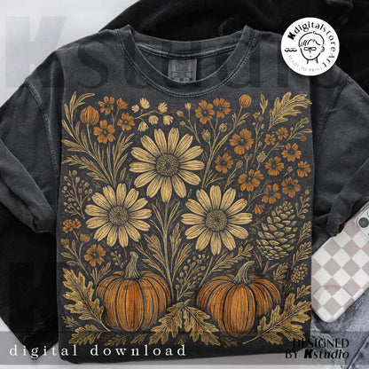 FLOWERS + PUMPKINS (SHOPPE SAMPLE)