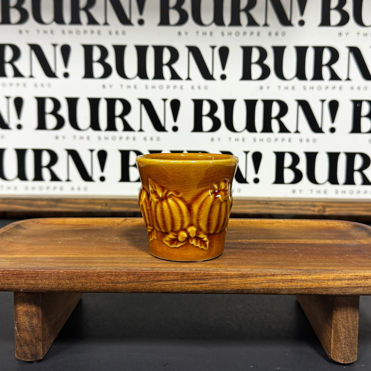 SMALL PUMPKIN VOTIVE {THRIFTY FLAMES}