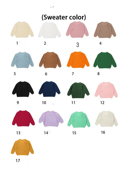 CUSTOM CHUNKY KNIT SWEATERS (PREORDER 9/26)
