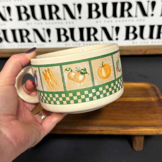 VEGGIE MUG {THRIFTY FLAMES}