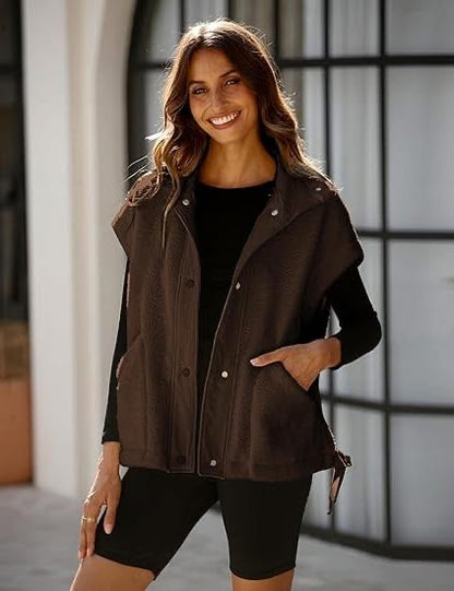 THE WRENLEE FLEECE VEST (PREORDER 9/26)