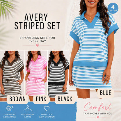 THE AVERY STRIPED SET (PREORDER 6/27)