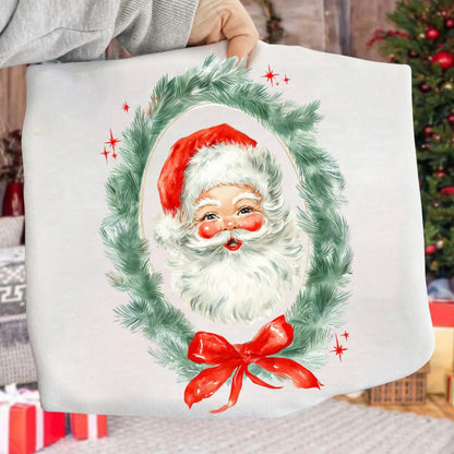 VINTAGE SANTA + WREATH (SHOPPE SAMPLE)