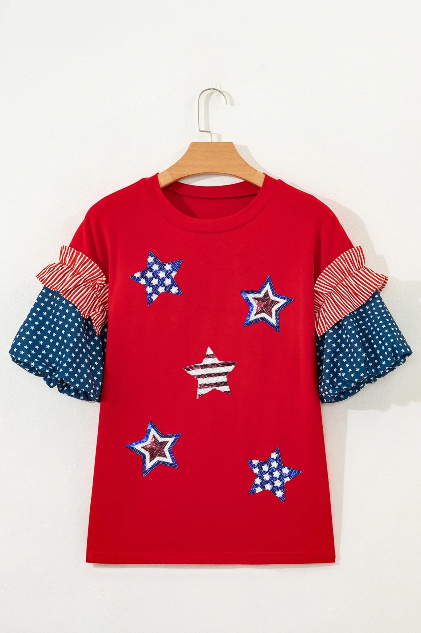 STAR, STRIPES, & RUFFLES TOPS (PREORDER 5/2)