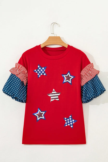 STAR, STRIPES, & RUFFLES TOPS (PREORDER 5/2)