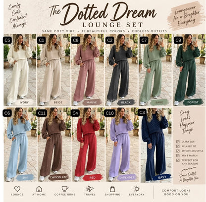 THE DOTTED DREAM LOUNGE SET (PREORDER 9/26)