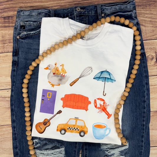 FRIENDS ICONS COLLAGE